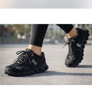 On Running Women's Black Cloud Running Sneakers